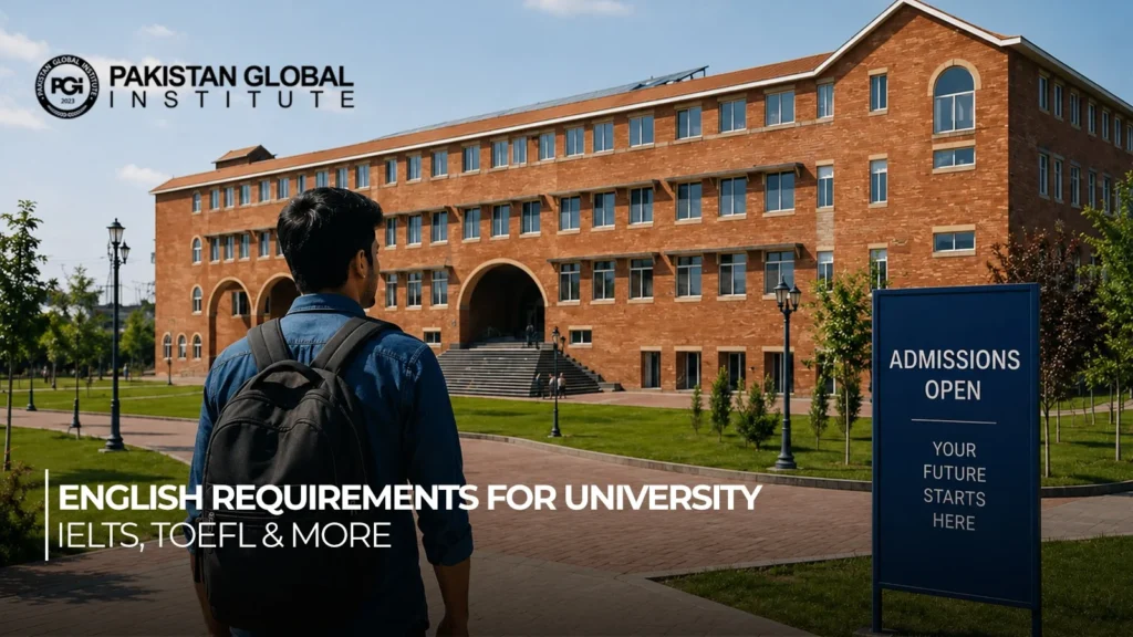 English Requirements for University Admission in Pakistan