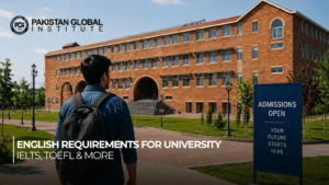 English Requirements for University Admission in Pakistan